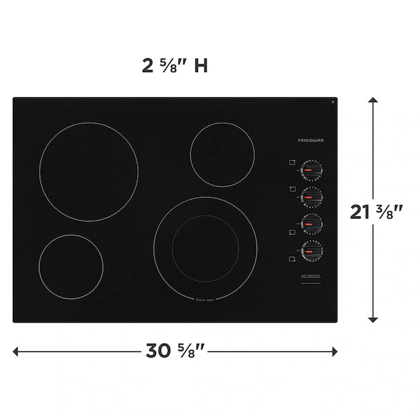 Frigidaire FFEC3025UB Electric Cooktop (Open Box / Scratch & Dent)