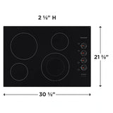 Frigidaire FFEC3025UB Electric Cooktop, 30 Inch (Open-Box / Scratch & Dent)