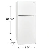 Frigidaire FFHT1822UW Top Freezer Refrigerator (Open Box / Scratch & Dent)