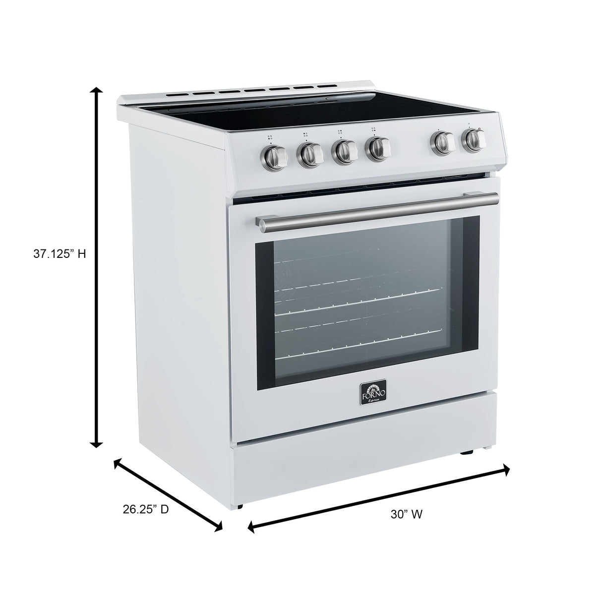 Forno FFSIN0982-30WHT Induction Range (Open Box / Scratch & Dent)
