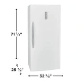 Frigidaire FFUE2024AW Upright Freezer (Open Box / Scratch & Dent)