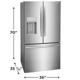 Frigidaire FRFS2823AF French Door Refrigerator (Open Box / Scratch & Dent)
