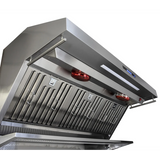 Forno FRHWM5029-48 Wall Mount Range Hood, 48 Inch (Open-Box / Scratch & Dent)