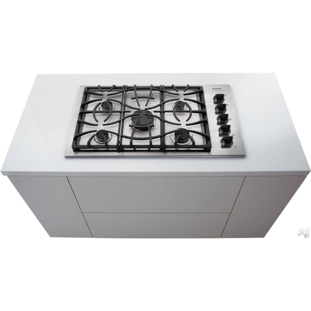 Frigidaire Gas Cooktop 5 Burners Cast Iron Grates