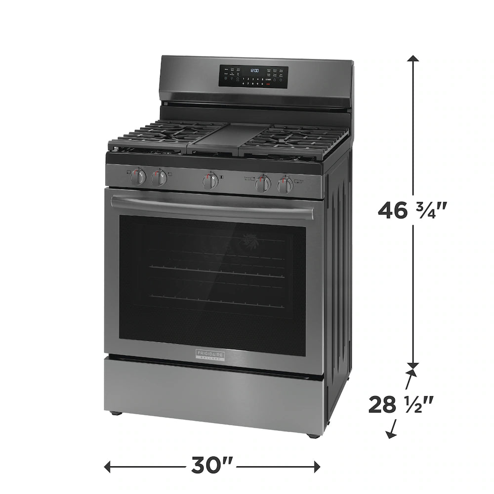 Frigidaire GCRG3060BD Gas Range (Open Box / Scratch & Dent)