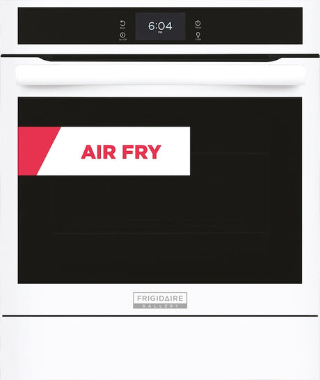 Frigidaire Gallery GCWS2438AW  Gallery 24" Built-In Single Electric Wall Oven with Air Fry - White showcasing the Air Fry feature.