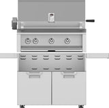 Hestan HEGRILL120 Gas Grill with Double Door Cart, 36 Inch (Open Box / Scratch & Dent)