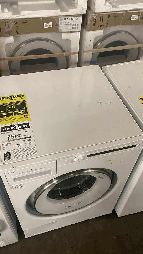 ASKO W2084W 24 Inch Front Load Washer with 2.1 cu. ft. Capacity, AquaBlockSystem™, Active Drum™ Technology, 15 Wash Cycles, 6 Options