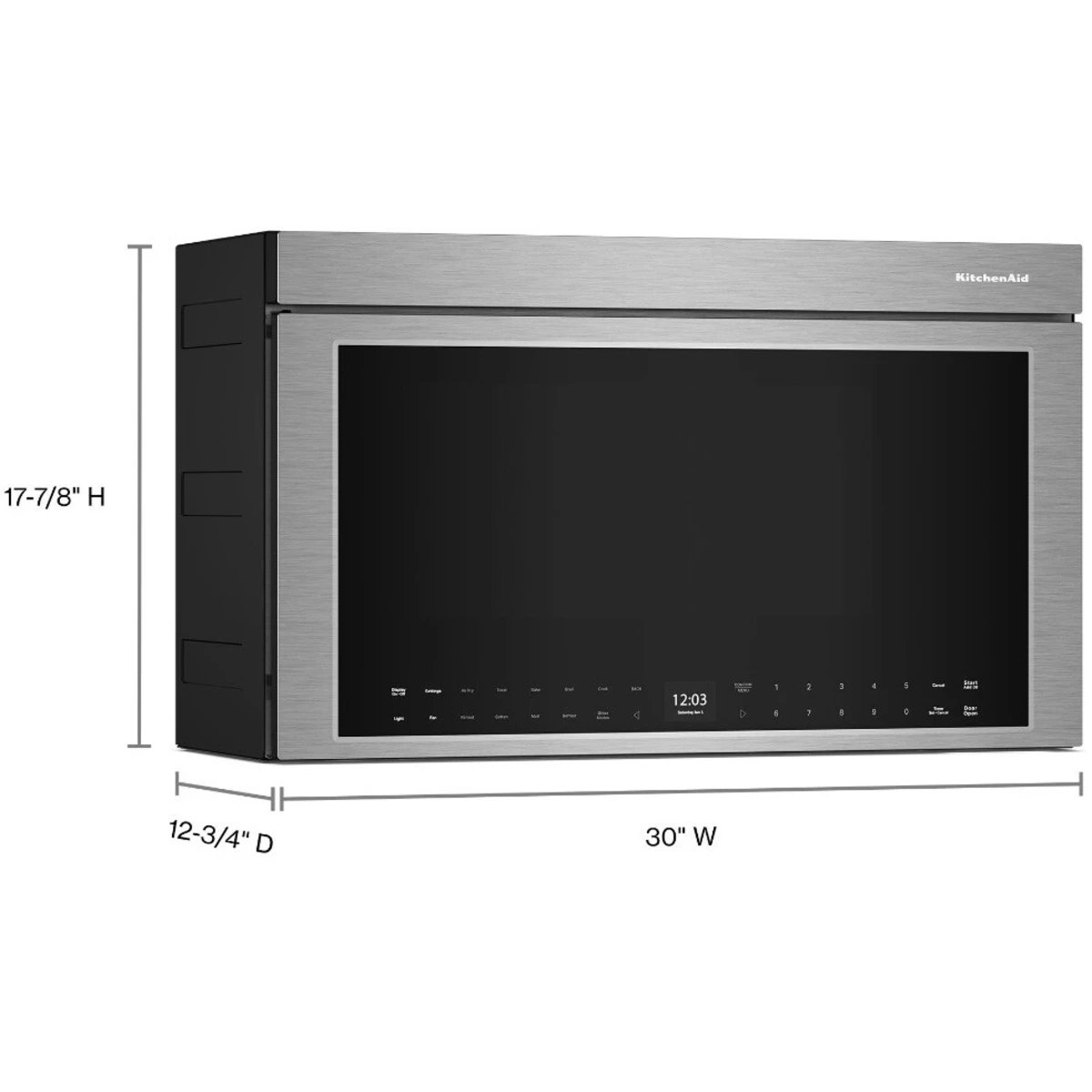 KitchenAid KMMF730PPS Over the Range Microwave, 30"