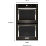 KitchenAid KODE900HBS Double Wall Oven (Open Box)