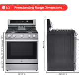 LG LRGN6325X Gas Range (Open Box / Scratch & Dent)