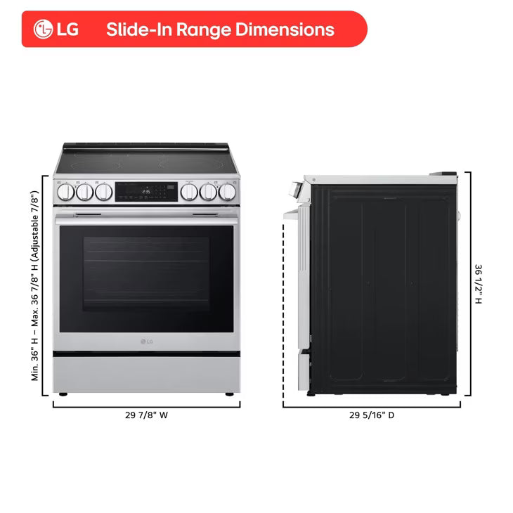 LG LSIL6336XE Induction Range (Open Box / Scratch & Dent)