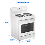 Midea MGR30S2AWW Gas Range (Open Box / Scratch & Dent)
