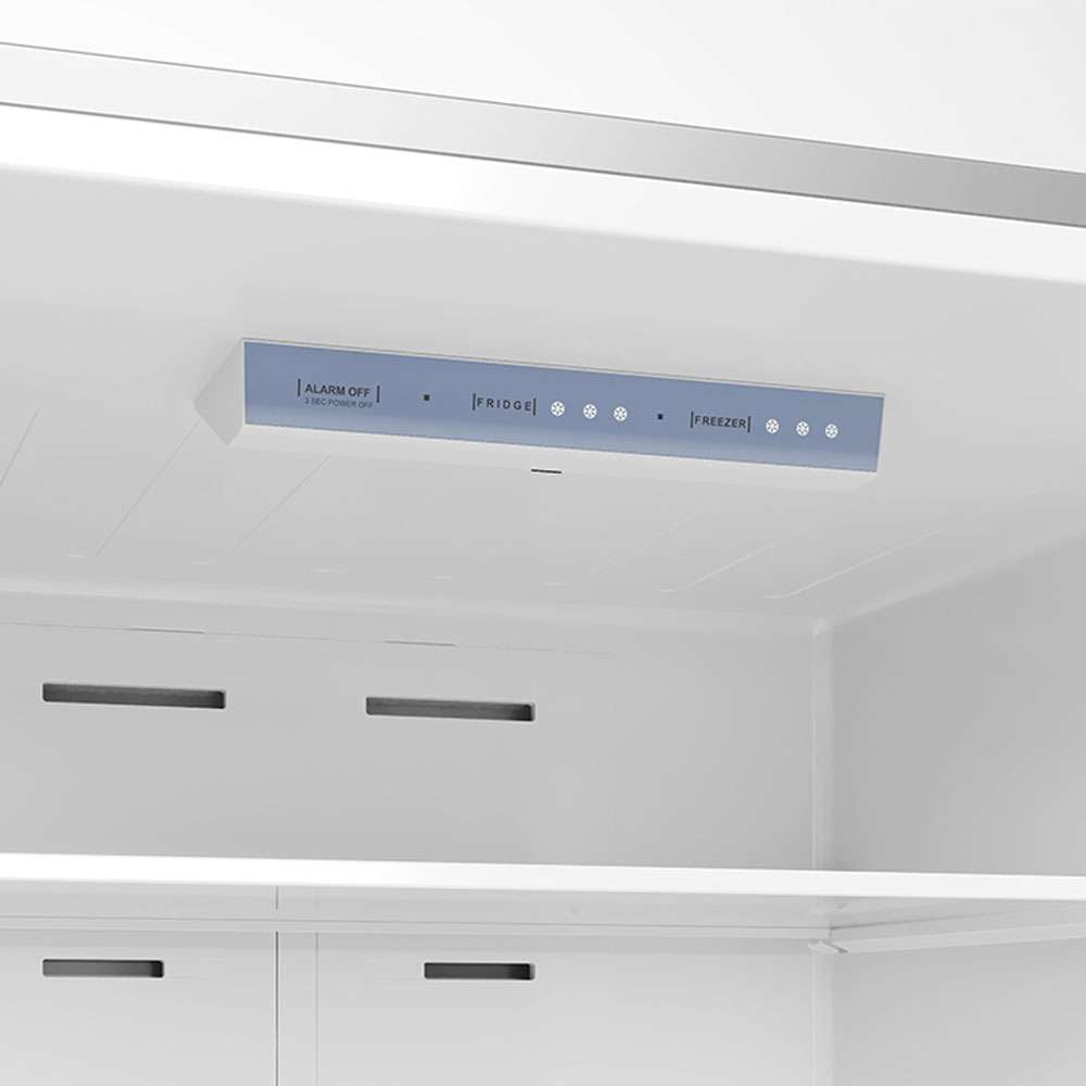 Midea MRB19B7AST Bottom Freezer Refrigerator (Open Box / Scratch & Dent)