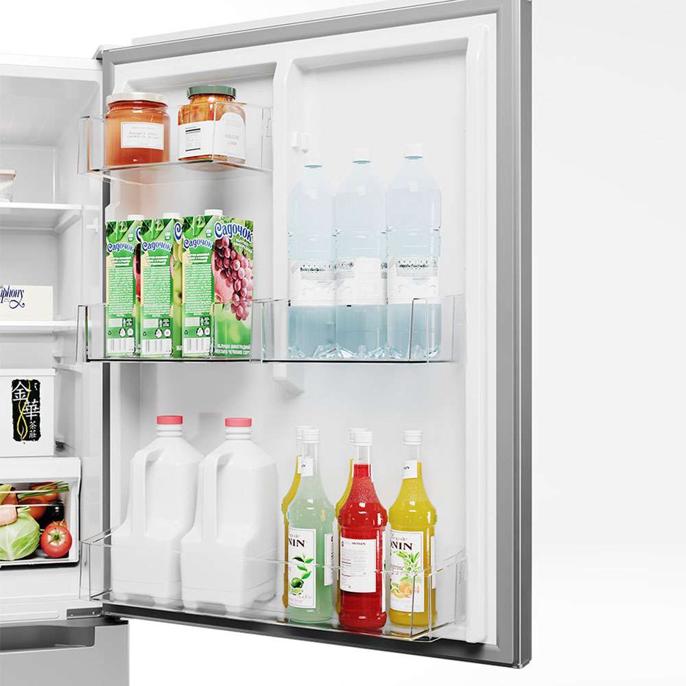 Midea MRB19B7AST Bottom Freezer Refrigerator (Open Box / Scratch & Dent)