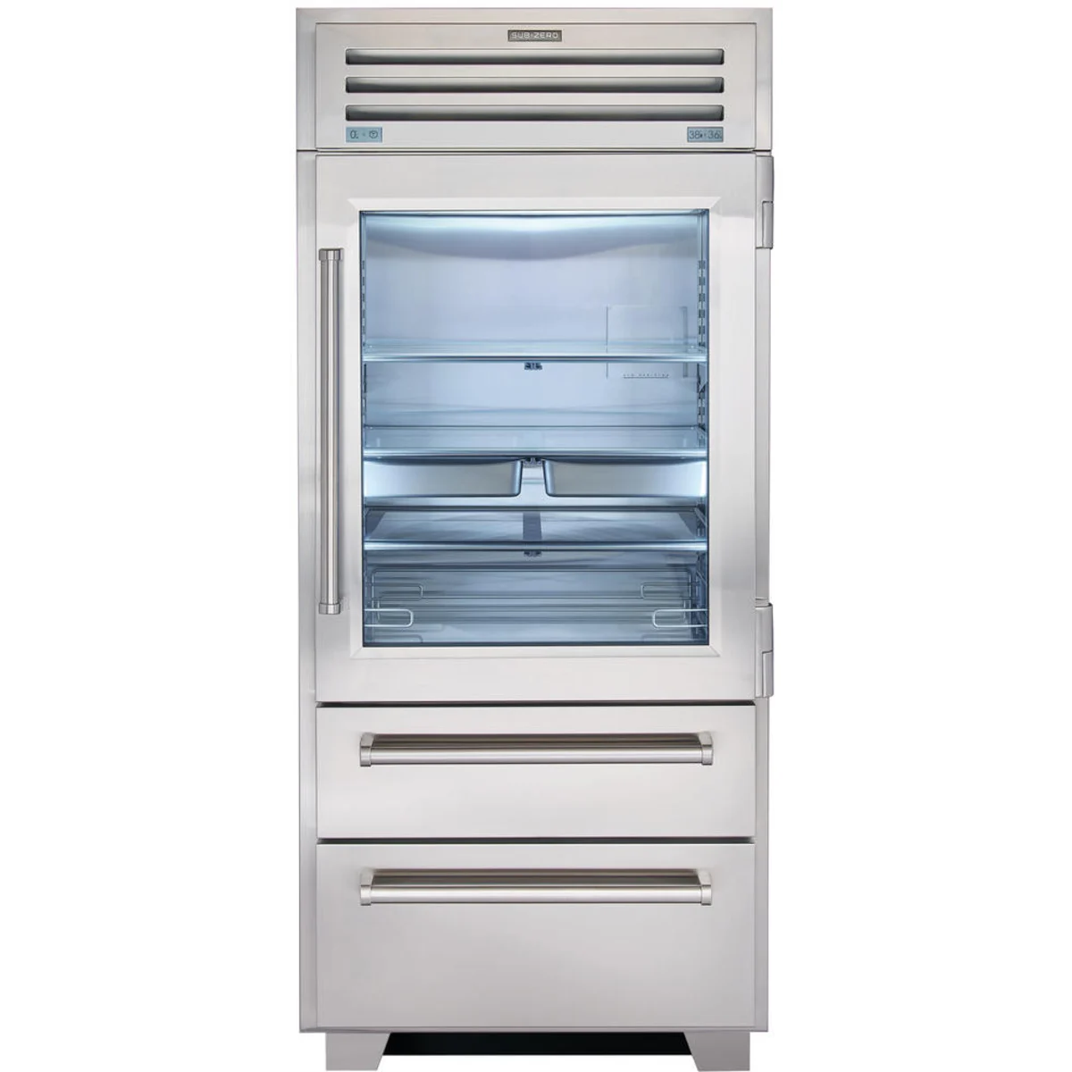 Sub-Zero PRO3650GRH Built-In Side-by-Side Refrigerator (Open Box / Scratch & Dent)