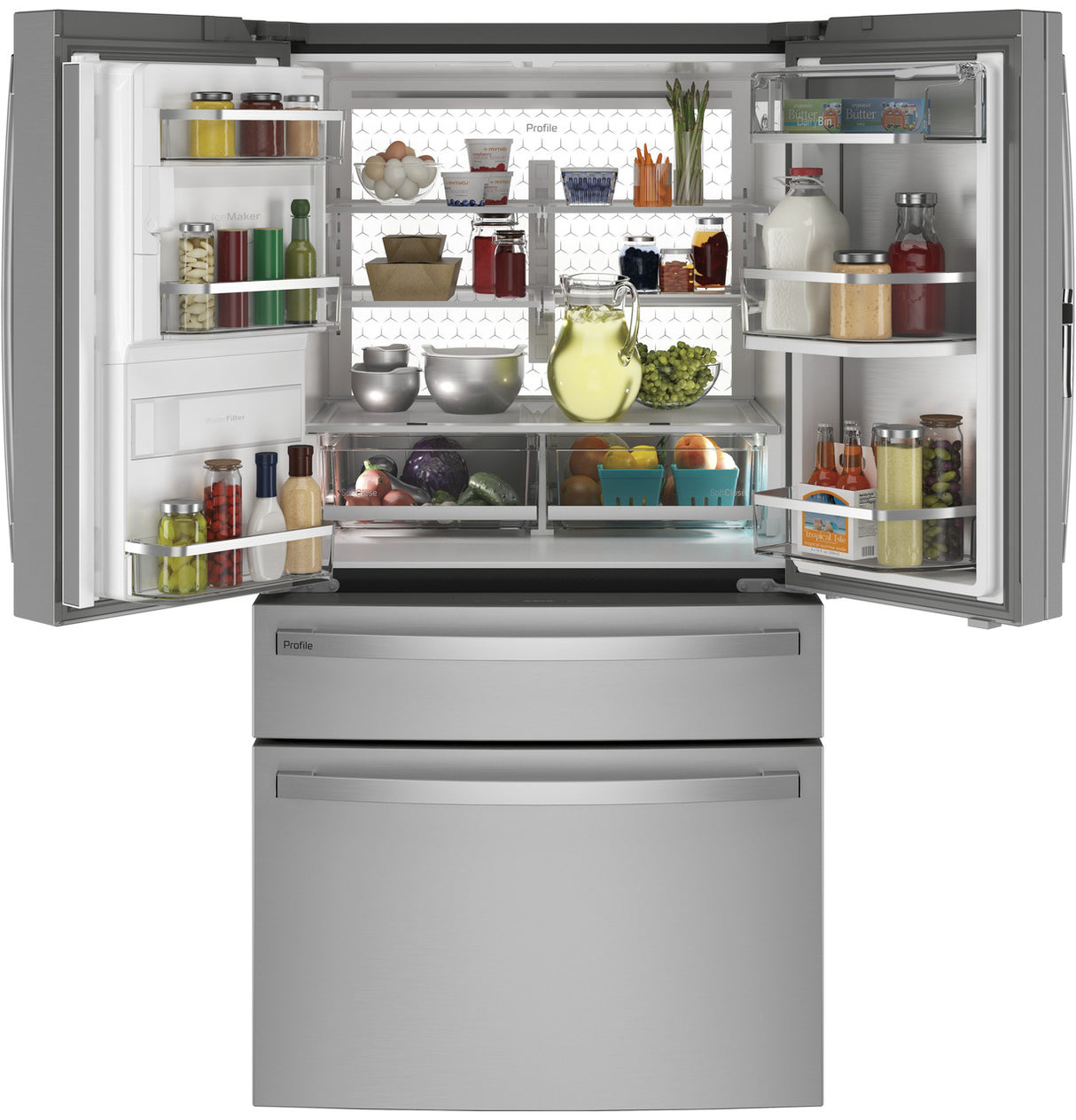 GE PVD28BYNFS French Door Refrigerator (Open Box / Scratch & Dent)