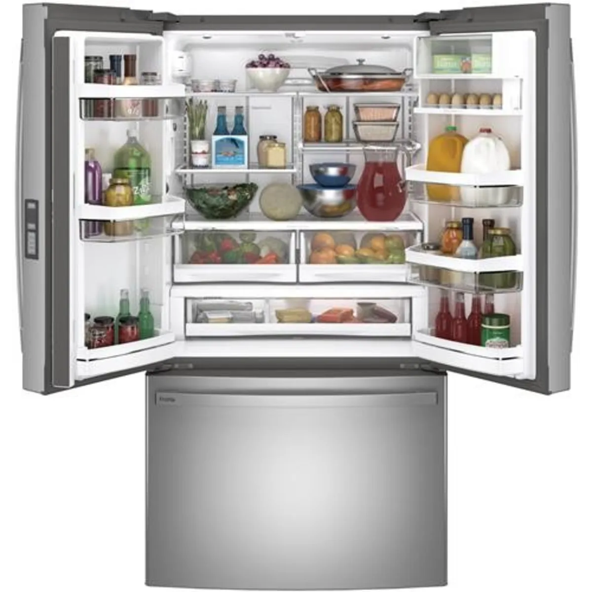 GE Profile PWE23KYNFS French Door Refrigerator (Open Box / Scratch & Dent)