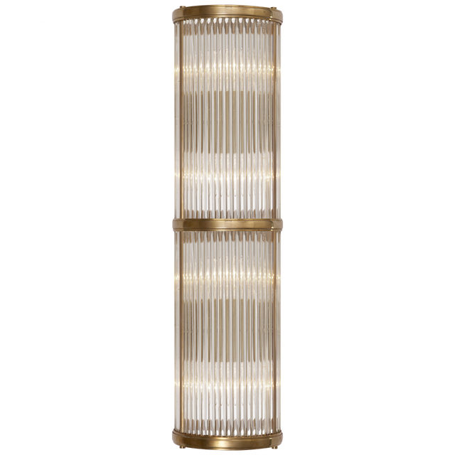 Visual Comfort RL2085NB - Allen Medium Linear Sconce - Natural Brass with modern design, ideal for residential and commercial use.