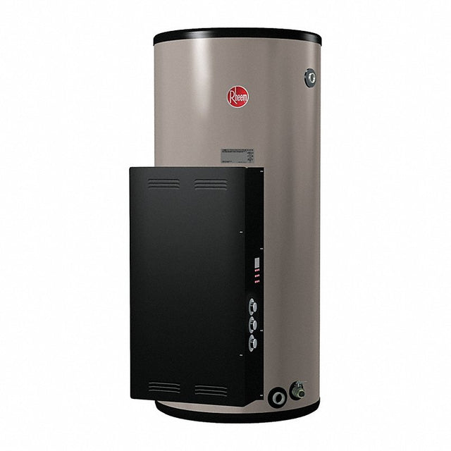 Rheem ES85-12-G - Heavy Duty 85-Gallon 480V 12.3KW 3PH Commercial Electric Water Heater for appliance liquidation.