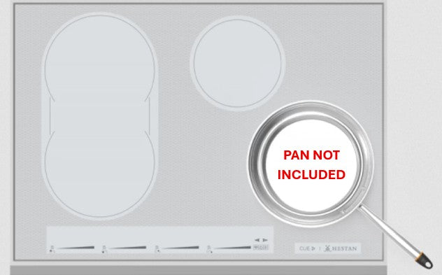 Hestan induction cooktop with smart technology