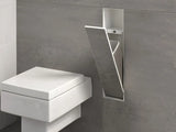 ESS Easy Drain TCL-11 Waste Bin & Toilet Roll Holder, T-Roll Collection