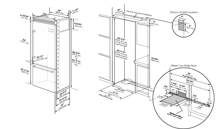 Viking VCBB5363ERSS Built-In Bottom Freezer Refrigerator (Open Box)