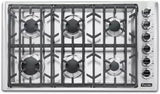 Viking VGSU53616BSS Gas Cooktop, 36 Inch (Open Box / Scratch & Dent)