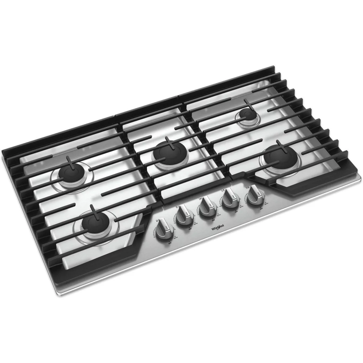 Whirlpool WCG55US6HS Gas Cooktop, 36 Inch