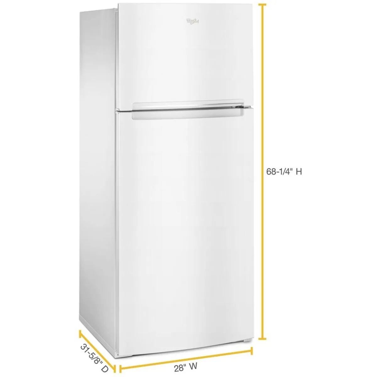 Whirlpool WRT518SZFW Top Freezer Refrigerator