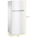 Whirlpool WRT518SZFW Top Freezer Refrigerator