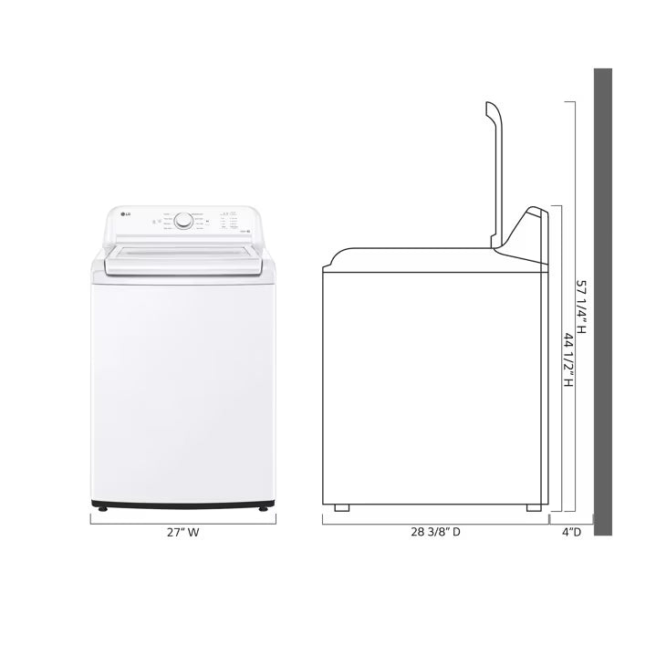 LG WT6105CW Top Load Washing Machine (Open-Box / Scratch & Dent)