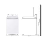 LG WT6105CW Top Load Washing Machine (Open-Box / Scratch & Dent)