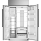 GE Monogram ZISS480NNSS Built-In Side-by-Side Refrigerator (Open Box / Scratch & Dent)