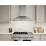 Zephyr ZSP-E42DS Wall Mount Range Hood, 42 Inch (Open-Box / Scratch & Dent)