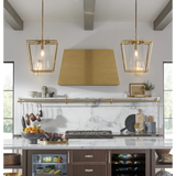 Monogram ZVC48DNB1 Wall Mount Range Hood, 48 Inch, Brass (Open Box / Scratch & Dent)