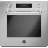 Bertazzoni MAST30FSEXT BZ-30" SINGLE CONVECTION OVEN TOP VER. with stainless steel finish and digital display.