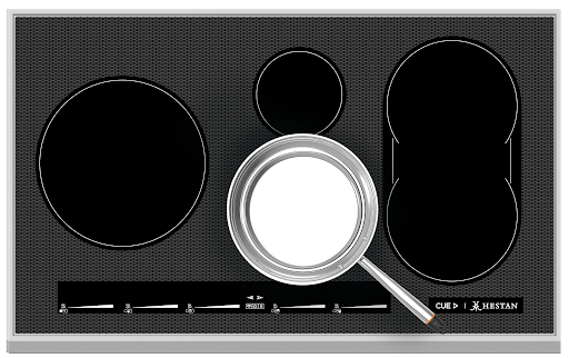 Hestan KICS36-BK - Hestan KICS36 KICS Series 36 Inch Wide 5 Burner Induction Cooktop
