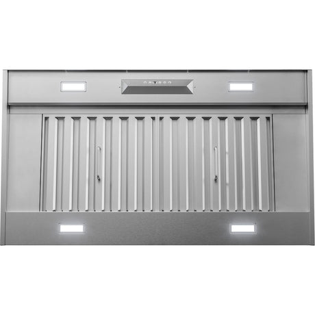 Zephyr AK9340BS - Monsoon II 40-3/8 inch Stainless Steel Range Hood Insert with lights and stainless steel finish