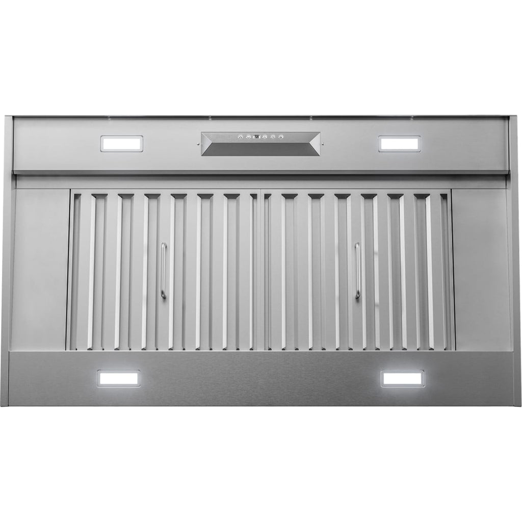 Zephyr Monsoon II stainless steel range hood insert