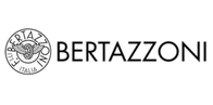 Bertazzoni logo, premium Italian appliances for kitchen, including luxury cooktops and ovens.