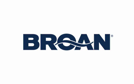 Broan logo, known for high-quality kitchen appliances and ventilation solutions for luxury homes.