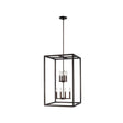 Generation Lighting 5134508EN-710 – Zire 8-Light Chandelier in Bronze with Integrated LED lighting solution.