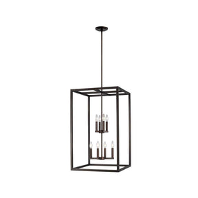 Generation Lighting 5134508EN-710 – Zire 8-Light Chandelier in Bronze with Integrated LED lighting solution.