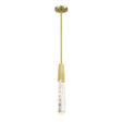 George Kovacs P1283-859-L - Drifting Droplets LED Vintage Brass Mini Pendant Ceiling Light hanging pendant design