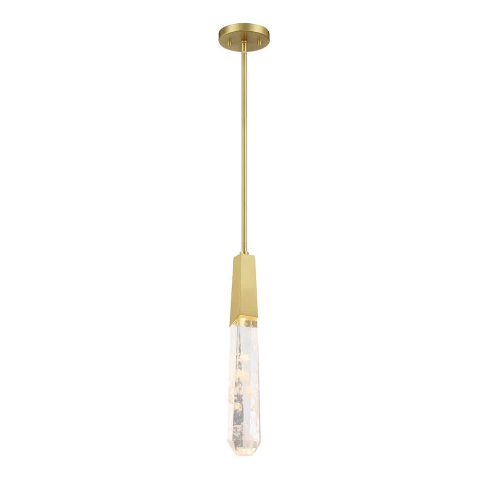 George Kovacs P1283-859-L - Drifting Droplets LED Vintage Brass Mini Pendant Ceiling Light hanging pendant design