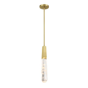 George Kovacs P1283-859-L - Drifting Droplets LED Vintage Brass Mini Pendant Ceiling Light hanging pendant design