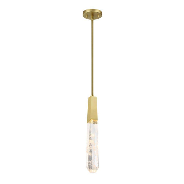 George Kovacs P1283-859-L - Drifting Droplets LED Vintage Brass Mini Pendant Ceiling Light hanging pendant design