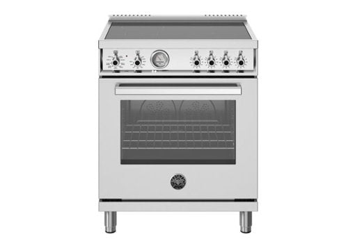 Bertazzoni 30" electric range with induction cooktop