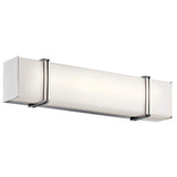 Kichler Lighting 45838CHLED - Impello Vanity Light with sleek chrome finish and integrated LED technology.